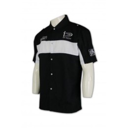 DS024 short sleeves tailor made uniform supplier wholesale supplier hk company DS024 short sleeves tailor made uniform supplier wholesale supplier hk company